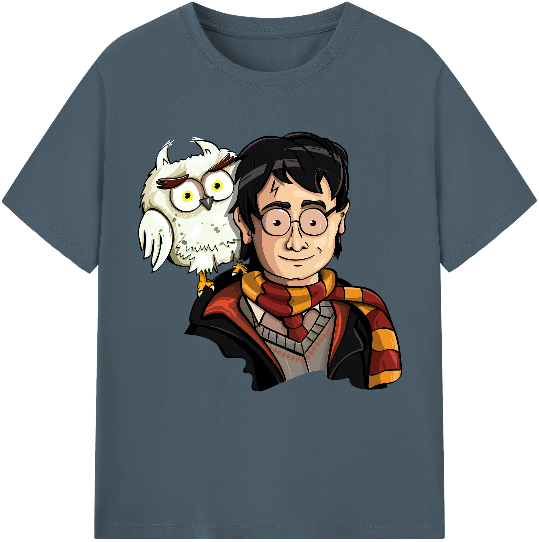 （画像用） Harry Potter ハリー・ポッターシリーズ 綿100％半袖Tシャツ（フロントプリント）